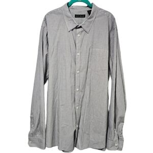 DKNY Jeans Plaid Button Front Dress Shirt